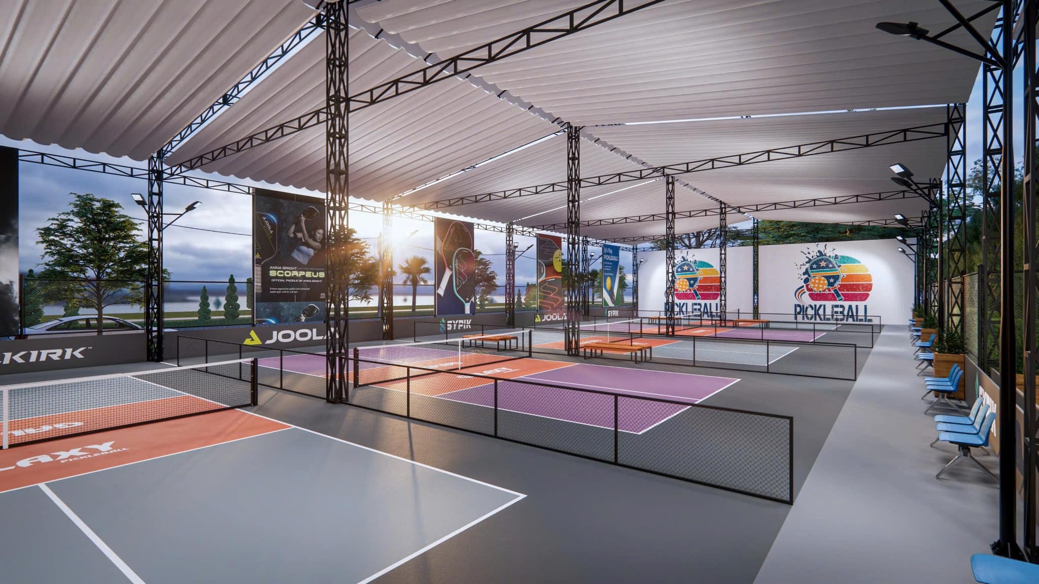 S&acirc;n Pickleball cho thu&ecirc;